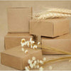 10pcs/lot 16sizes Vintage Kraft paper box, cardboard handmade soap box,white craft paper gift box,black packaging jewelry box